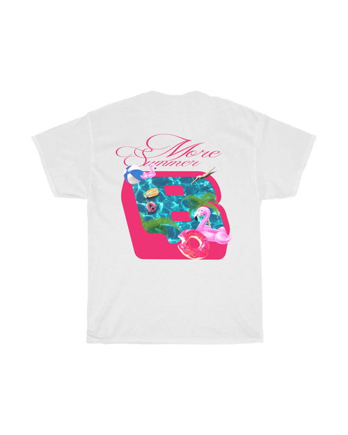 Pool Tee - Pink White