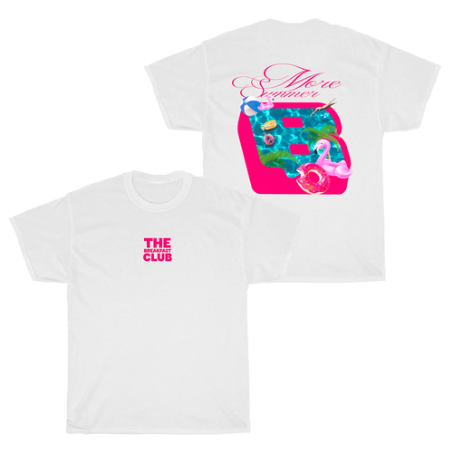 Pool Tee - Pink White